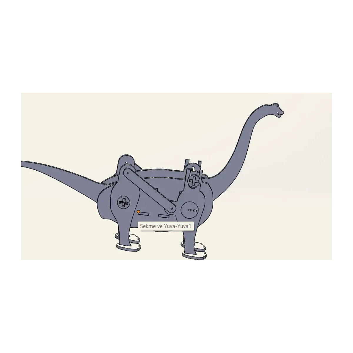 Yürüyen Dinozor